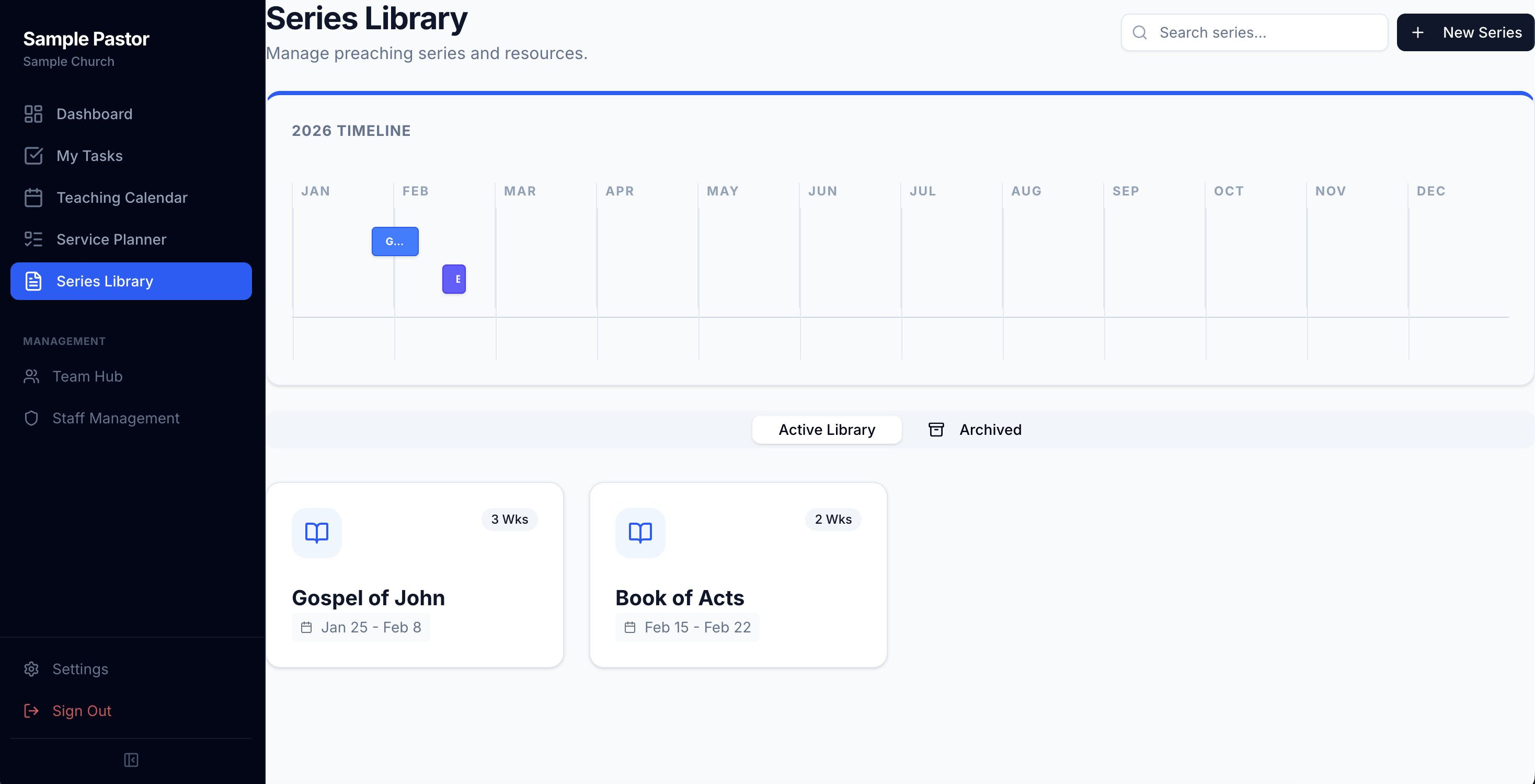 Series Library